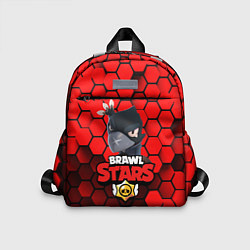Детский рюкзак BRAWL STARS CROW, цвет: 3D-принт