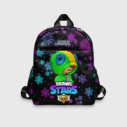 Детский рюкзак BRAWL STARS НОВОГОДНИЙ, цвет: 3D-принт