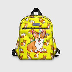 Детский рюкзак Corgi, цвет: 3D-принт