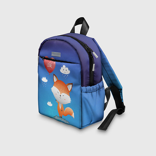 Детский рюкзак Милый лисенок / 3D-принт – фото 3
