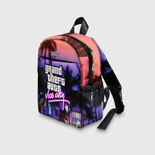 Детский рюкзак Grand Theft Auto Vice City / 3D-принт – фото 3