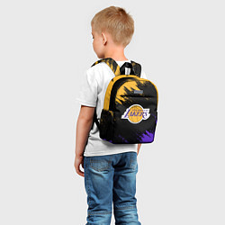 Детский рюкзак LA LAKERS, цвет: 3D-принт — фото 2