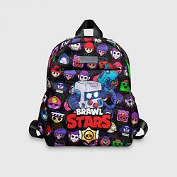 Детский рюкзак BRAWL STARS 8-BIT, цвет: 3D-принт