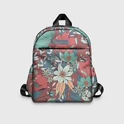 Детский рюкзак Цветочный арт, цвет: 3D-принт