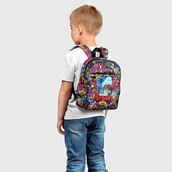 Детский рюкзак BRAWL STARS: LEON SHARK, цвет: 3D-принт — фото 2