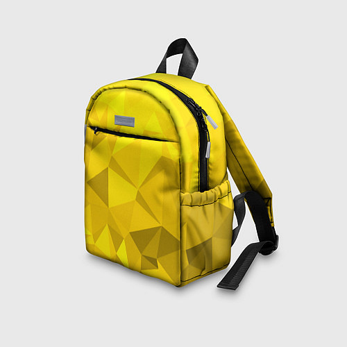 Детский рюкзак YELLOW ABSTRACT / 3D-принт – фото 3
