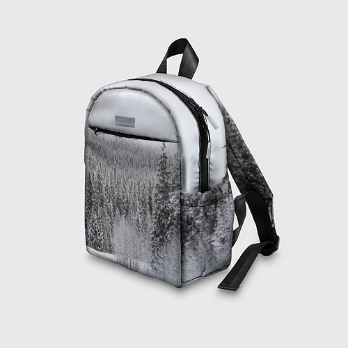 Детский рюкзак Зимняя природа / 3D-принт – фото 3