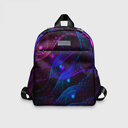 Детский рюкзак NEON FRACTAL, цвет: 3D-принт
