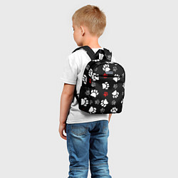 Детский рюкзак Следы лап, цвет: 3D-принт — фото 2