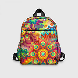 Детский рюкзак Психоделия Яркая, цвет: 3D-принт