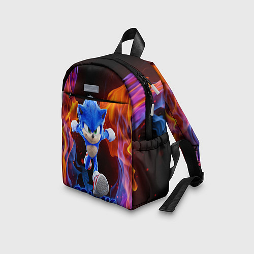 Детский рюкзак SONIC / 3D-принт – фото 3