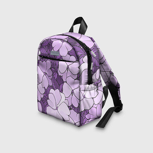 Детский рюкзак Цветы / 3D-принт – фото 3