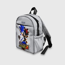 Детский рюкзак SONIC & SHADOW, цвет: 3D-принт — фото 2