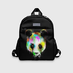 Детский рюкзак Панда в краске, цвет: 3D-принт