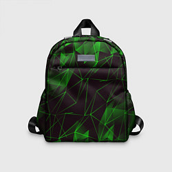 Детский рюкзак GREEN STRIPES, цвет: 3D-принт