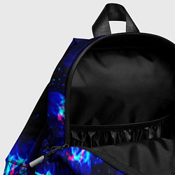 Детский рюкзак СИНИЙ ОГОНЬ ГЛИТЧ, цвет: 3D-принт — фото 2