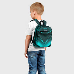 Детский рюкзак NEON GEOMETRY STRIPES, цвет: 3D-принт — фото 2