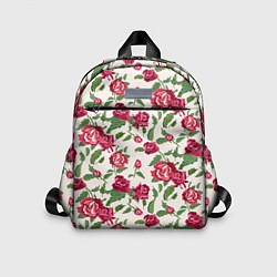 Детский рюкзак Цветочный узор, цвет: 3D-принт
