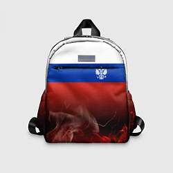 Детский рюкзак Россия огонь, цвет: 3D-принт