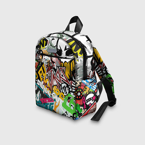 Детский рюкзак Стикеры / 3D-принт – фото 3
