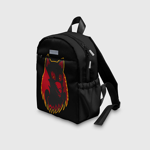 Детский рюкзак Wolf Logo / 3D-принт – фото 3