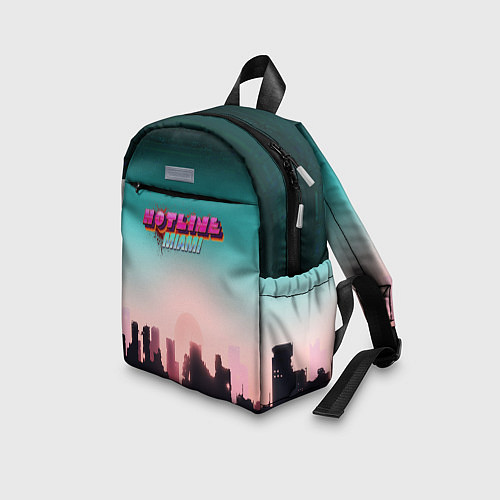 Детский рюкзак HOTLINE MIAMI / 3D-принт – фото 3