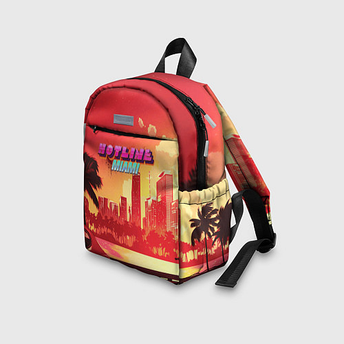 Детский рюкзак HOTLINE MIAMI / 3D-принт – фото 3
