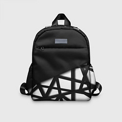 Детский рюкзак BLACK GEOMETRY, цвет: 3D-принт