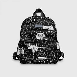 Детский рюкзак КОТЫ BLACK, цвет: 3D-принт