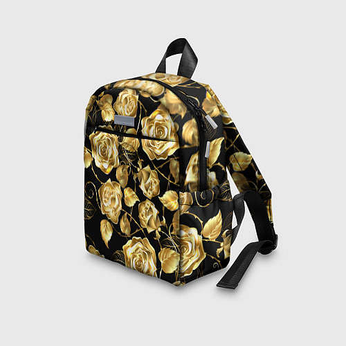 Детский рюкзак Golden Roses / 3D-принт – фото 3