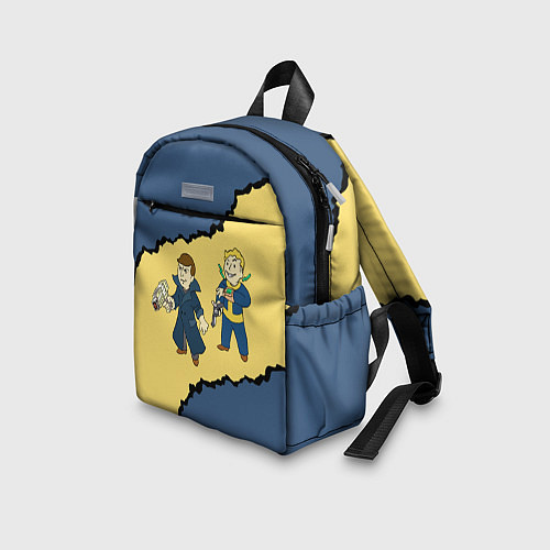 Детский рюкзак Fallout New Vegas Boys / 3D-принт – фото 3