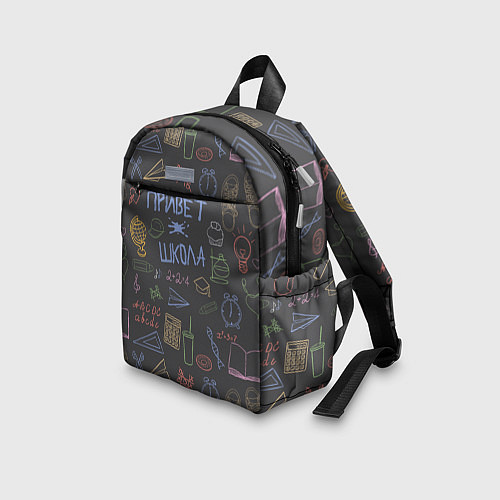 Детский рюкзак Привет школа / 3D-принт – фото 3