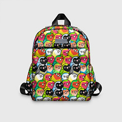 Детский рюкзак Папуги, цвет: 3D-принт
