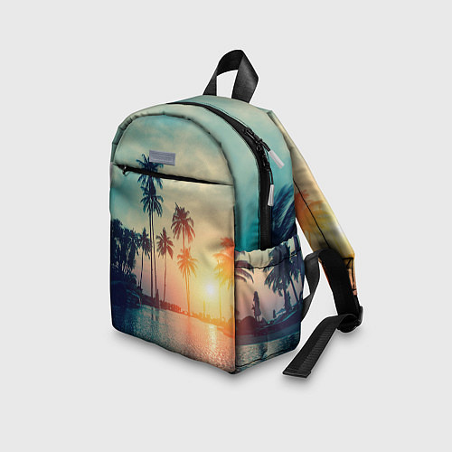 Детский рюкзак Пальмы / 3D-принт – фото 3