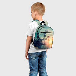 Детский рюкзак Пальмы, цвет: 3D-принт — фото 2