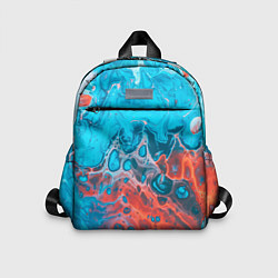 Детский рюкзак Цветные разводы, цвет: 3D-принт