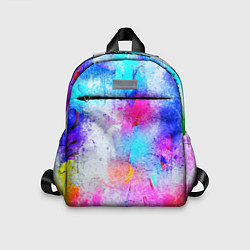 Детский рюкзак НЕОНОВЫЕ ПОТЕРТОСТИ, цвет: 3D-принт