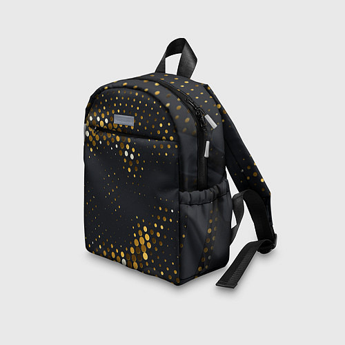 Детский рюкзак Black gold / 3D-принт – фото 3