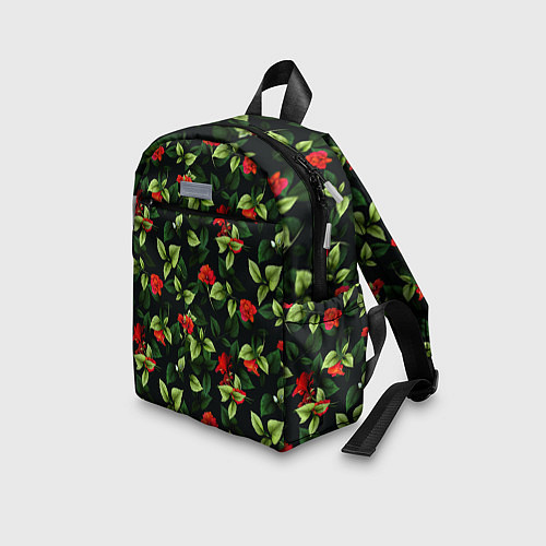 Детский рюкзак Цветочный сад / 3D-принт – фото 3