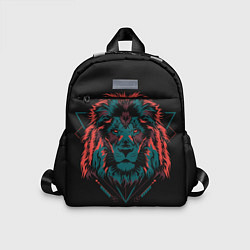 Детский рюкзак Лев на закате, цвет: 3D-принт