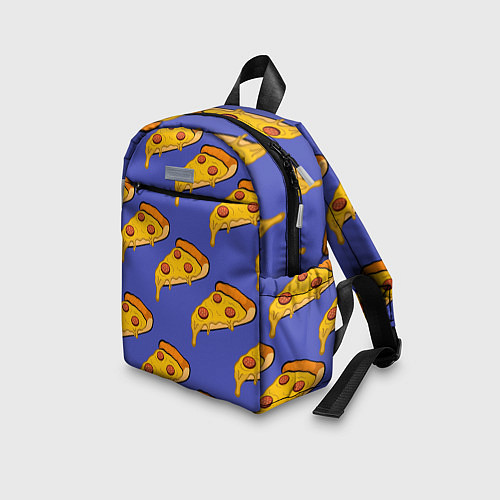 Детский рюкзак Кусочки пиццы / 3D-принт – фото 3