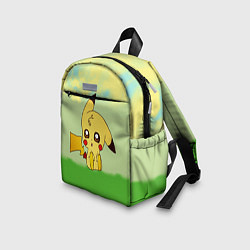 Детский рюкзак Пикачу на травке, цвет: 3D-принт — фото 2