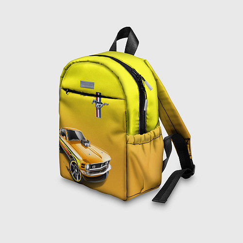 Детский рюкзак Ford mustang - motorsport / 3D-принт – фото 3