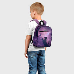 Детский рюкзак Кошка играет с бабочкой, цвет: 3D-принт — фото 2