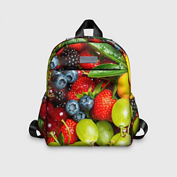 Детский рюкзак Фруктовый рай, цвет: 3D-принт