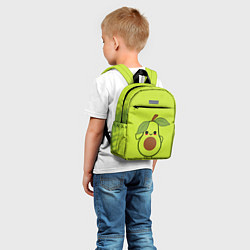 Детский рюкзак Авокадо, цвет: 3D-принт — фото 2