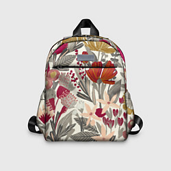 Детский рюкзак Полевые цветы, цвет: 3D-принт