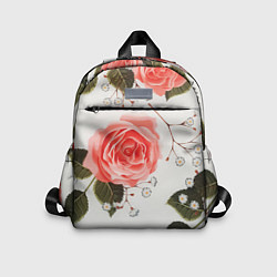 Детский рюкзак Нежные розы, цвет: 3D-принт