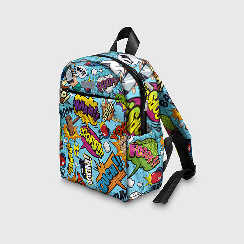 Детский рюкзак Pop art comics / 3D-принт – фото 3