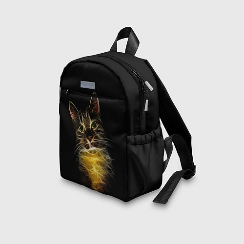 Детский рюкзак Дымчато-световой кот / 3D-принт – фото 3